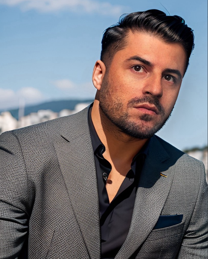 Ertan Ikic in a Adriatic marine